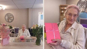 Derby care home Resident celebrates 99th birthday
